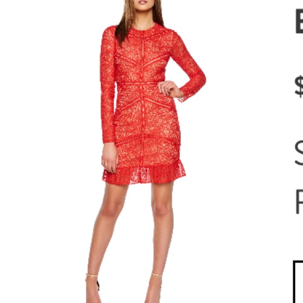 Bardot Lace Dress